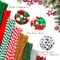Christmas Pipe Cleaners,700 Pcs Pipe Cleaners Craft Set Including 200 Pcs Pipe Cleaners,400 Pcs Pom Poms Balls,100Pcs Wiggle Googly Eyes Self Adhesive Suitable for Home&School DIY Art Crafts
